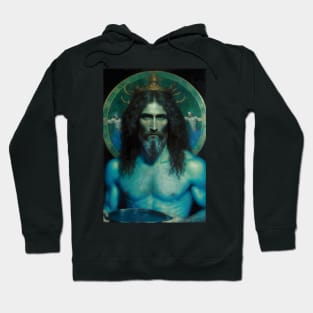 Aquarius - the Eleventh sign of the Zodiac - The Water Bearer Hoodie